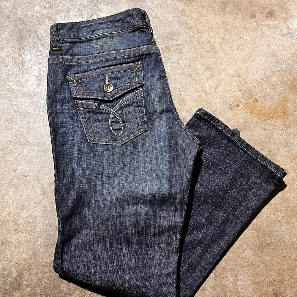 VINTAGE CALVIN KLIEN BOOT CUT JEANS WOMENS